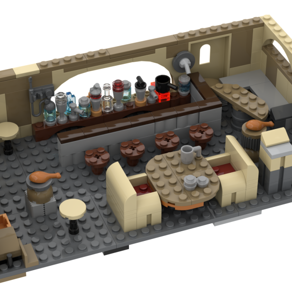 NicsMocs lego 75326 alternate alternative build nevarro cantina boba fetts throne room bounty hunter guild