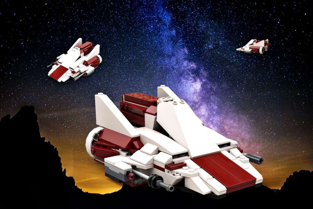 a-wing alternate build 75345 republic fighter tank lego star wars